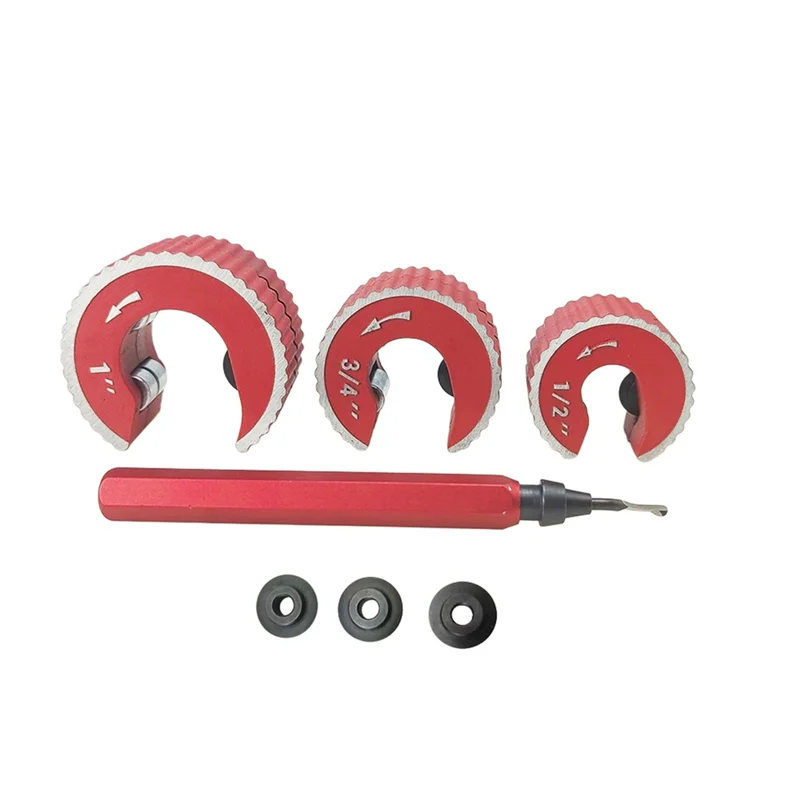

AT02-Copper Tubing Cutter Set Copper Pipe Cutter Tool Copper Tubing Cutter Deburring Of Copper Tubing And PVC A
