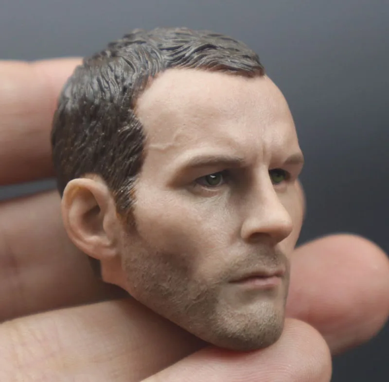 1/6 Football homme Guy Ryan joueur mâle tête sculpter sculpture ajustement 12 "figurine à collectionner bricolage