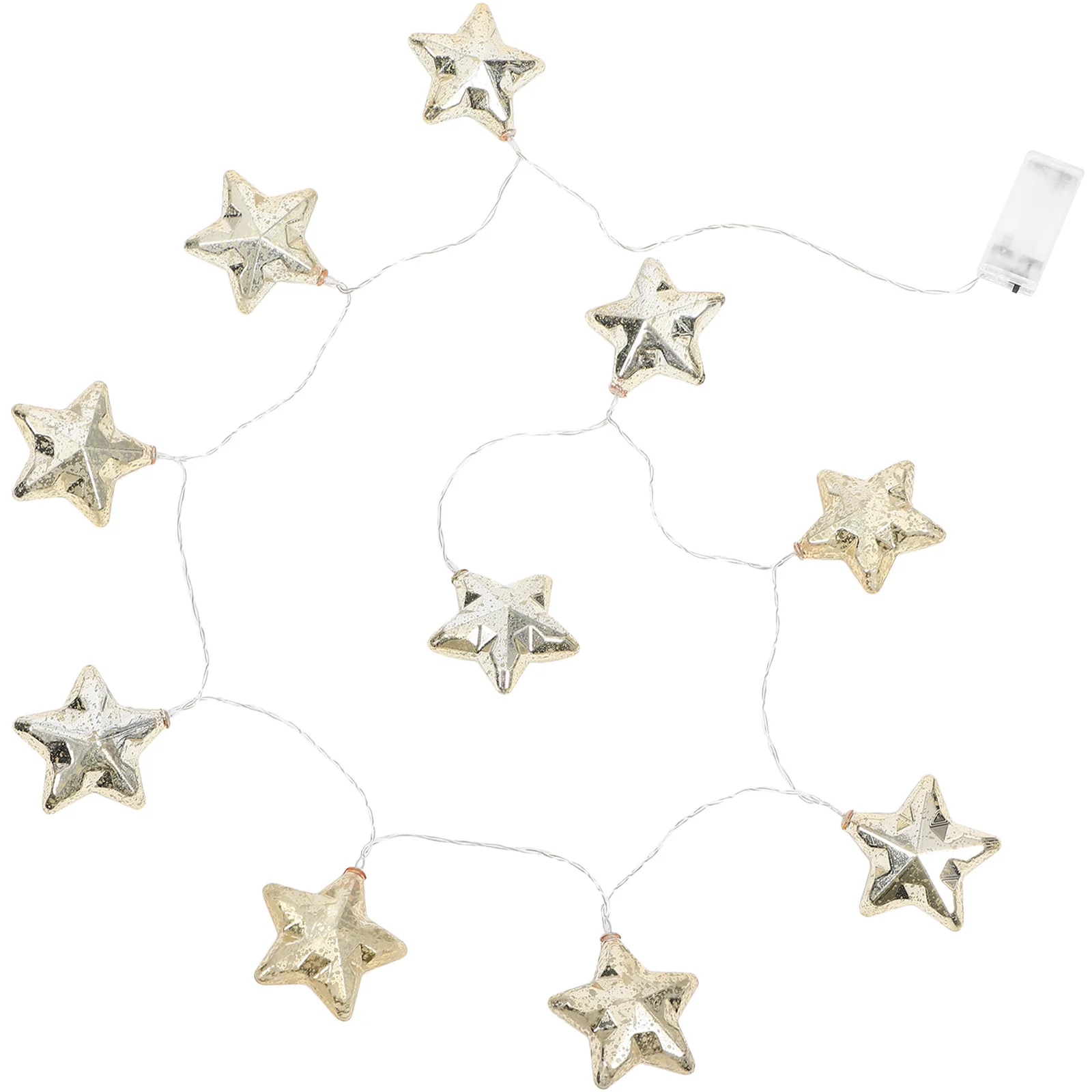 1 قطعة سلسلة أضواء LED على شكل نجمة ديكور حفلات دافئ يدوم طويلاً واستهلاك منخفض آمن للمس أضواء سلسلة LED #2