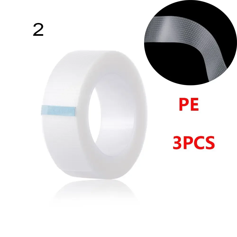 3 pièces offre spéciale facile à déchirer respirant cils individuels PE matériel bande d'extension de cils sous le coussinet oculaire