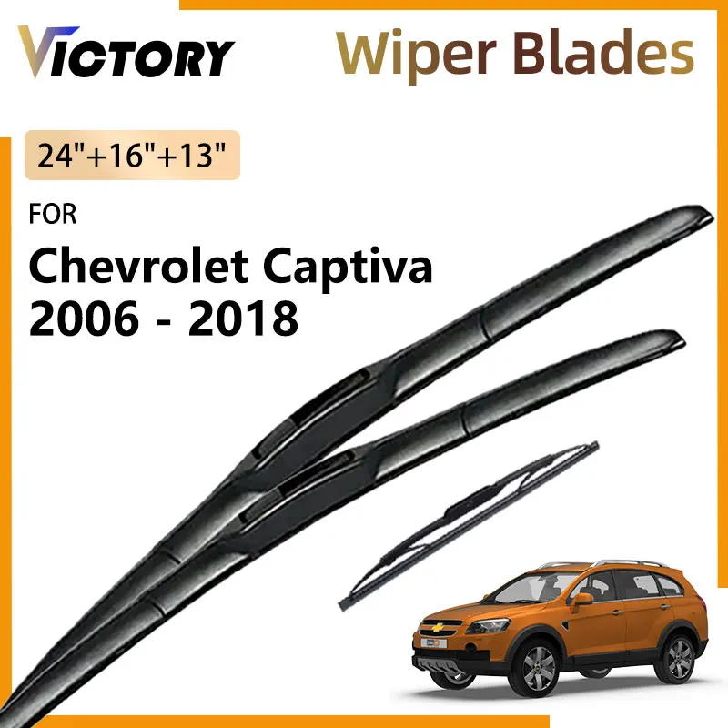 

3x Front Rear Wiper Blade For Holden Chevrolet Captiva C100 2006 - 2018 2014 2013 2012 2011 Windshield Windscreen Window Brushes