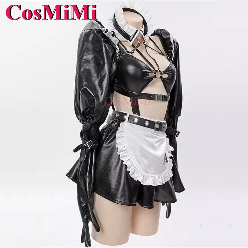 CosMiMi Hot Game Anime Fighting Maid Cosplay Costume Fashion Sweet Maid Combat Uniforms Carnival Party Role Play Clothing S-XL