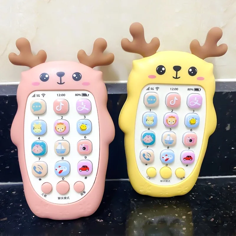 

Bite For Baby Music Model Mobile Phone Toy Newborn Story Machine Electronic Educational Kids Gift