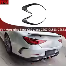 For Mercedes Benz CLS Class C257 CLS53 CSL63 Carbon fiber bumper wind knife fog lamp air vent decorative strip body kit - AliExpress