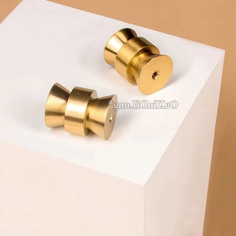 Top Luxury 10PCS Solid Brass Furniture Door Handles Drawer Pulls Cupboard Wardrobe Kitchen Shoe TV Wine Cabinet Pulls Knobs