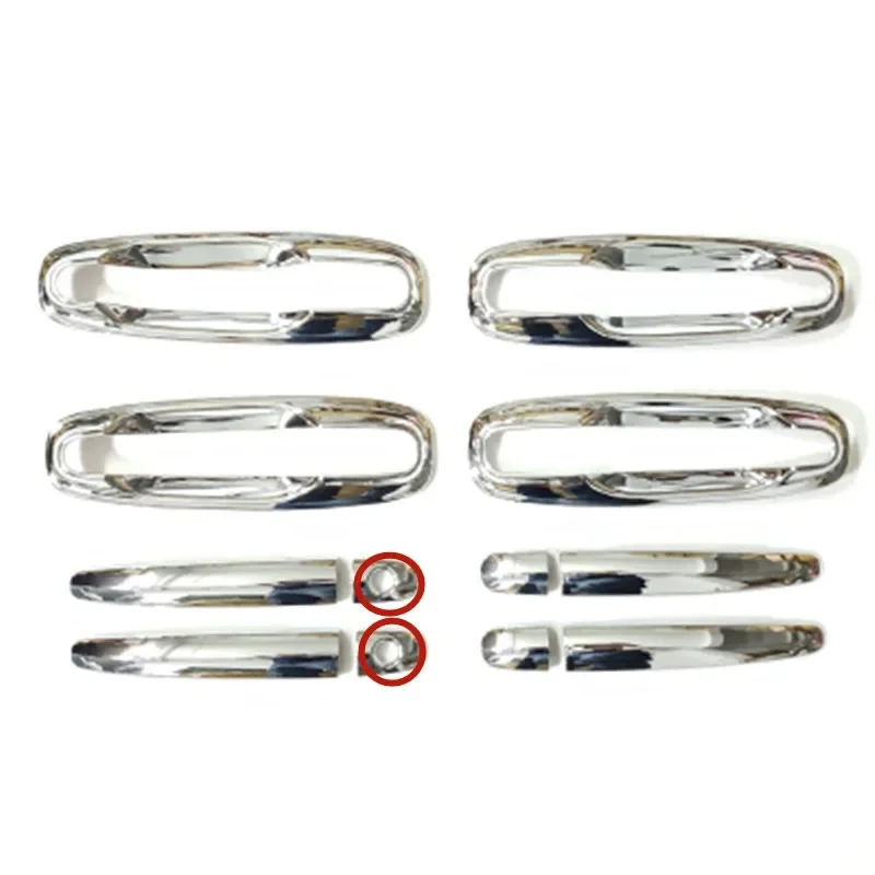 Holden Viva Stickers Chrome Exterior Door Handle Cover Door Handle Bowl Trim Car Styling For 2006-2008 Suzuki Forenza