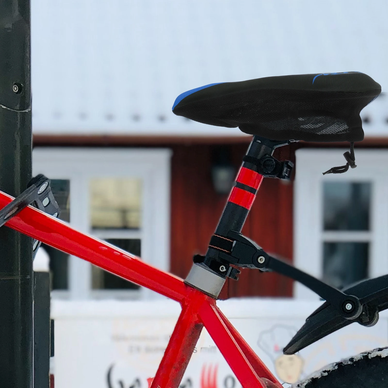 

Quality Silicone Bike Saddle Cover Breathable Mountain Bike Seat Comfortable Cycling Cushion Accessory