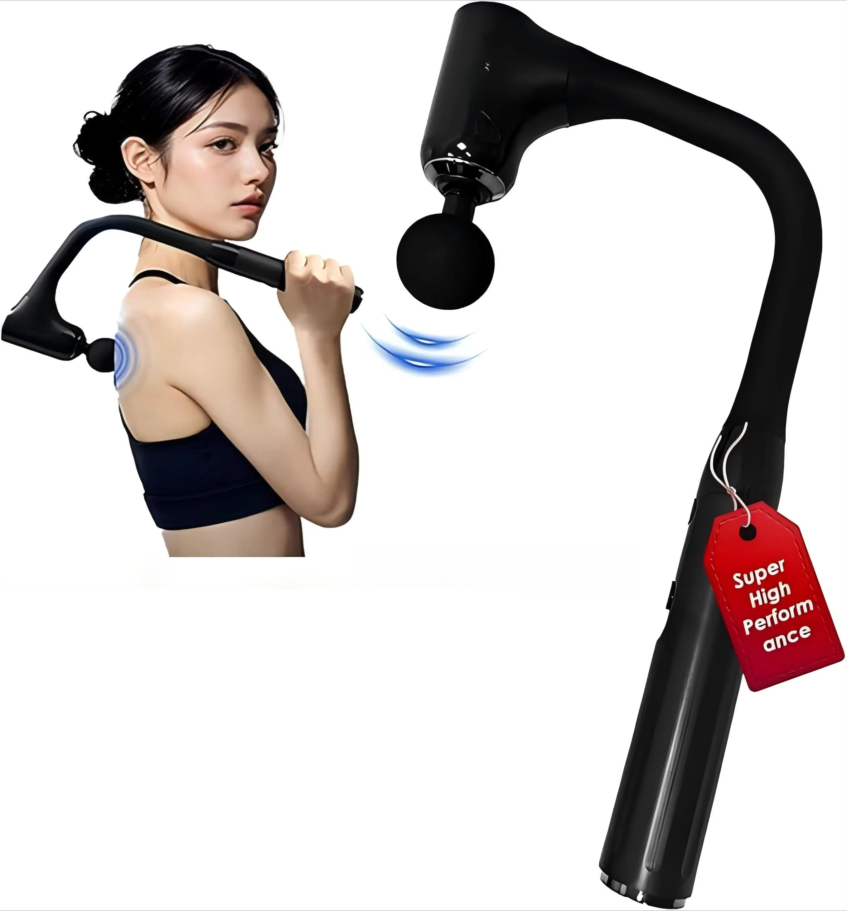 

Профессиональный массажный молоток для глубоких тканей с расширенной ручкой для облегчения тела