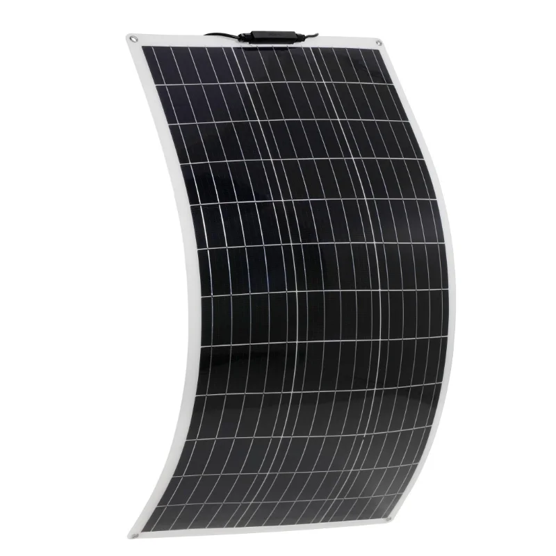 300W Solar Panel Kit 12V Battery Charge 18V Flexible Solar Cells Power Charger for Camping Car RV Boat Marine Motorhome Phone