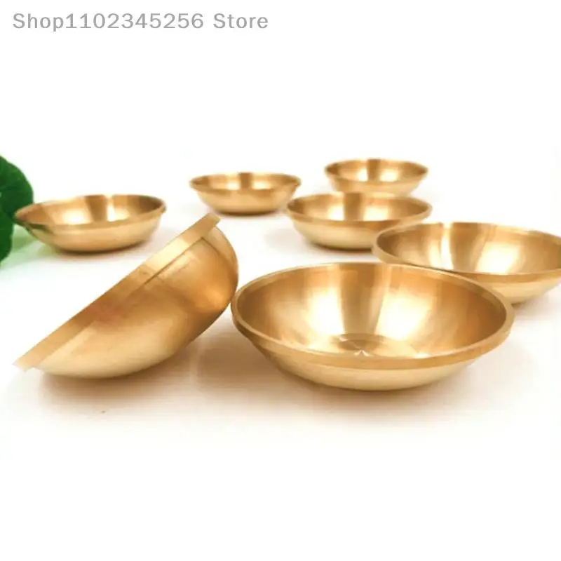 Cuenco tibetano de cobre, discípulos de Buda para suministrar meditación de agua, de la taza, 1 ud.