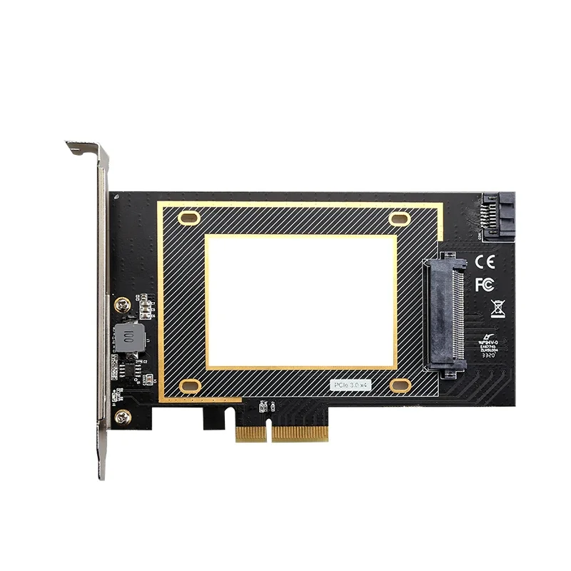 PCIE Riser 3.0 X4 To U.2 SFF-8639 Adapter PCI-Express U2 SSD To PCI-E Expansion Card X4 To 2.5