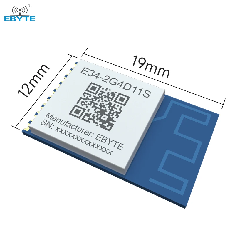 Wireless Serial Module 2.4GHz EBYTE E34-2G4D11S Full-duplex Anti-Interference High-Speed Serial Transmission SMD GFSK PCB