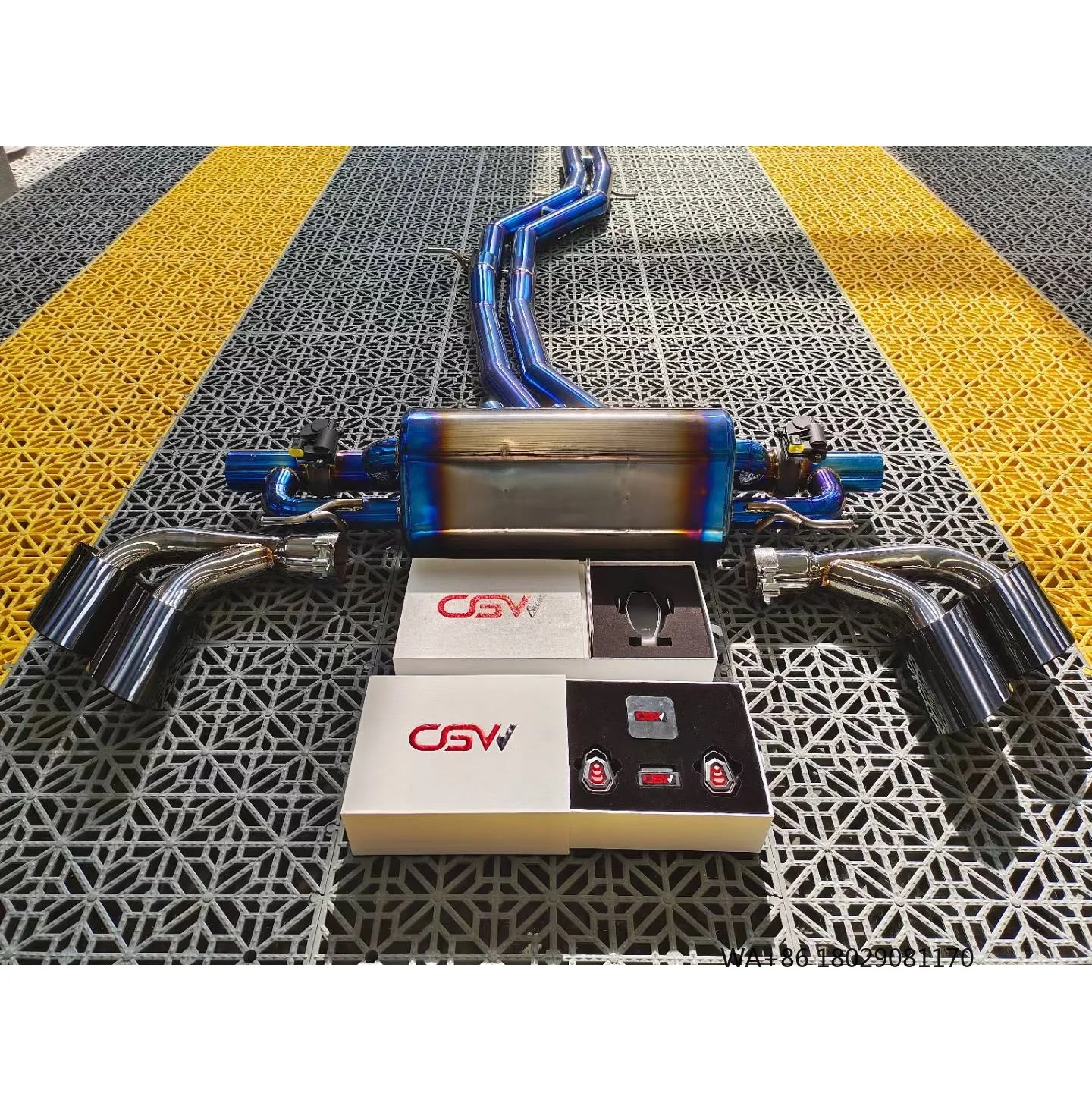 

Высокопроизводительная титановая выхлопная система CGW Catback с насадками для URUS по оптовой цене от производителя