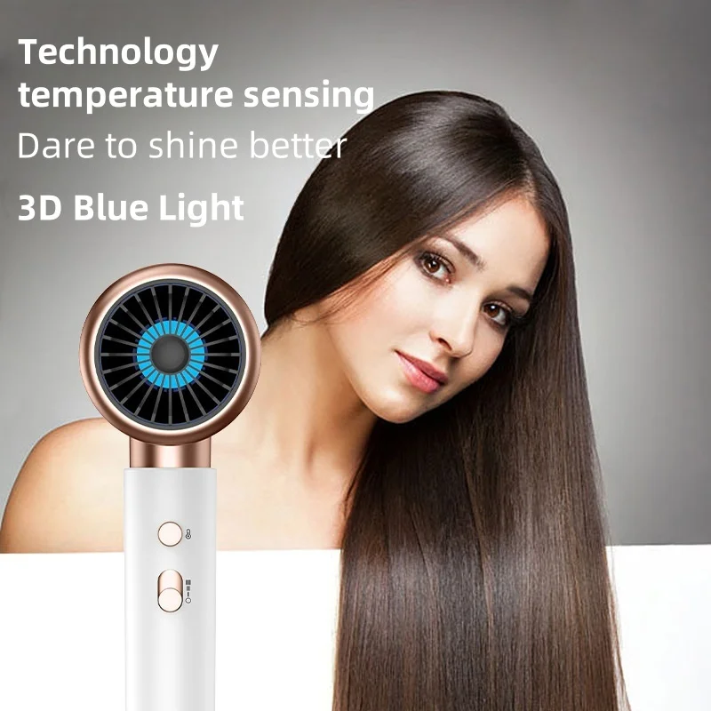 Hair Dryer, High-Speed Electric Turbine Airflow, Low Noise, Constant Temperature And Quick Drying, Suitable For Home Salons. - Image 2