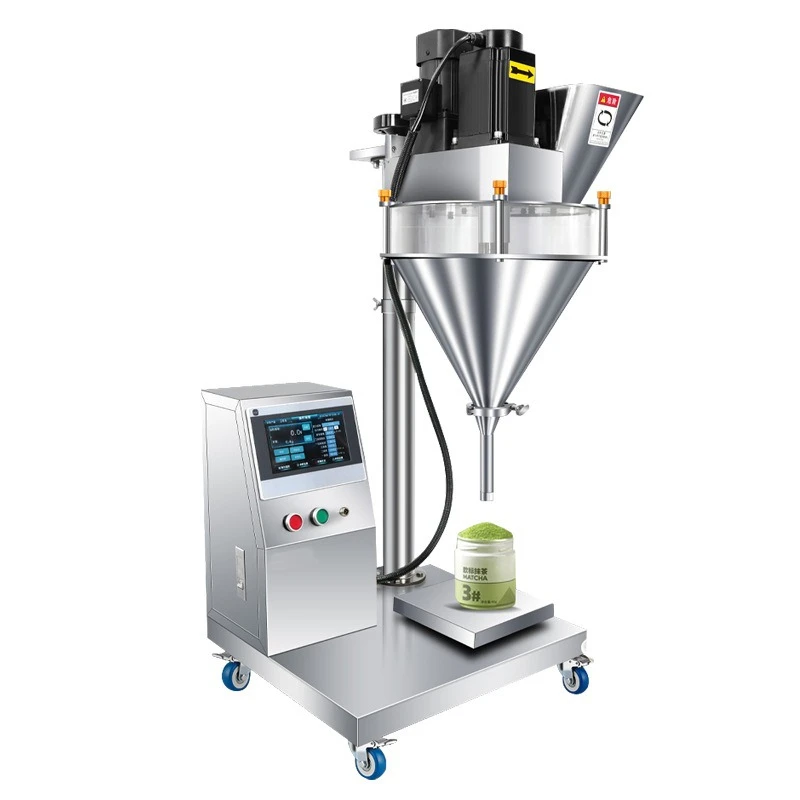 Powder screw automatic packing machine Flour seasoning powder Medicinal powder Coffee  Chili  Quantitative