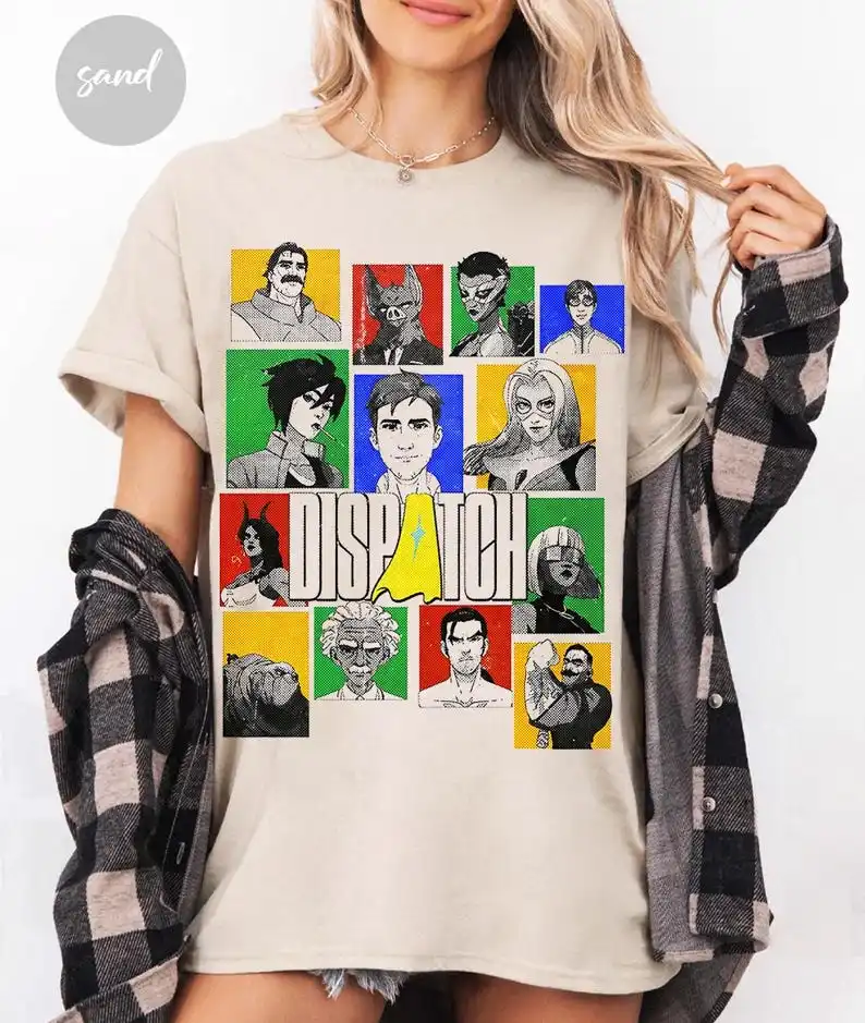 

Dispatch Game 2025 T-Shirt - Unisex Heavy Cotton Tee, Graphic Tee, Casual Tee Video Game Tee