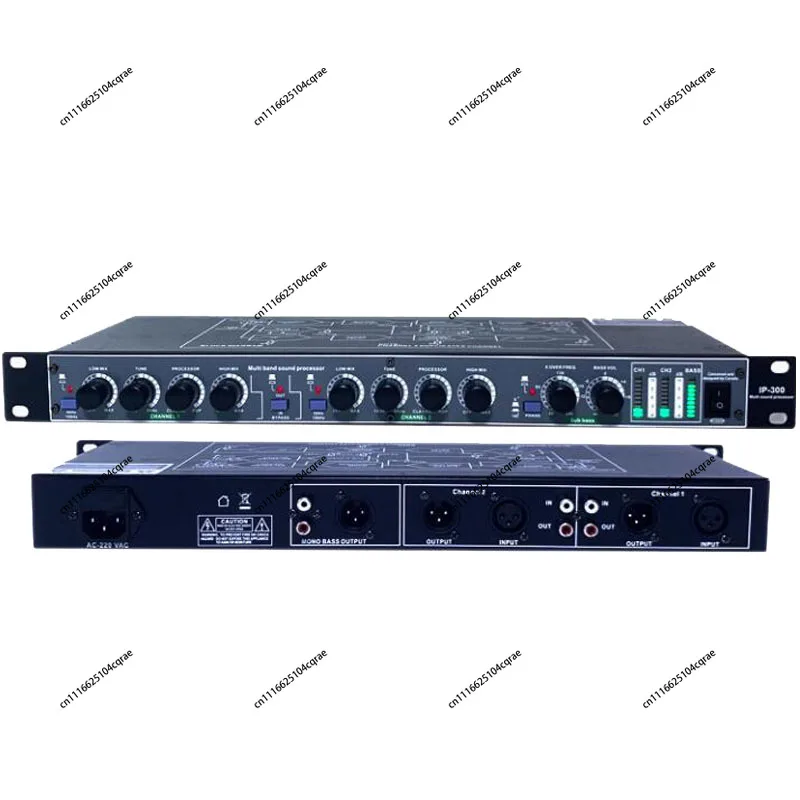 Multifunctional Ultra High and Ultra Low Bass Cannon Enhancer IP300, Audio Stimulator, Equalizer, Tone Adjustment Front