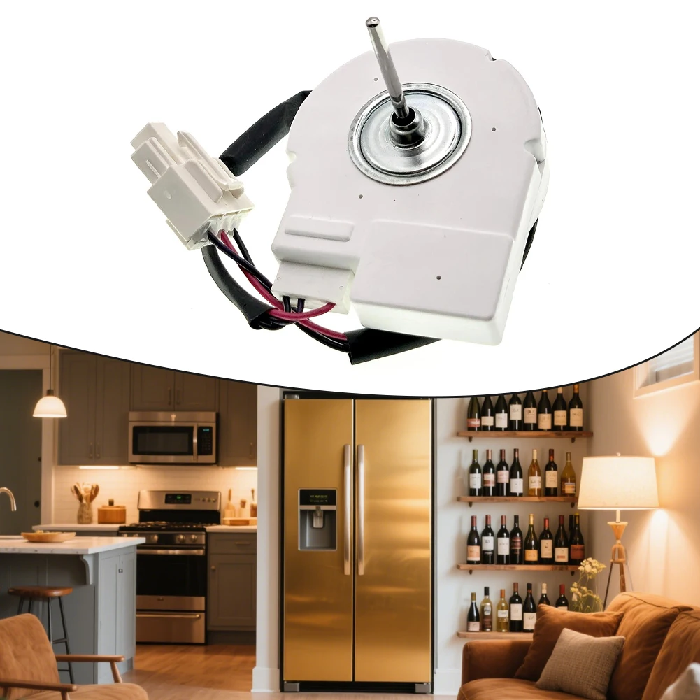 Perbaikan Kulkas 2100RPM Motor Kulkas ZWF-02-4 Pengganti Motor DC untuk Aksesori Peralatan Rumah Tangga 75*60*33Mm