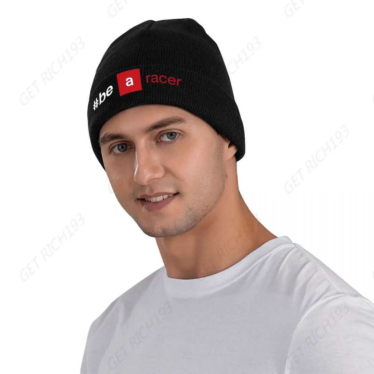 Be A Racer Aprilia Beanie Hats Y2k Cool Caps Men Women Unisex Kpop Knit Hat Autumn Custom Thermal Elastic Beanie Hat