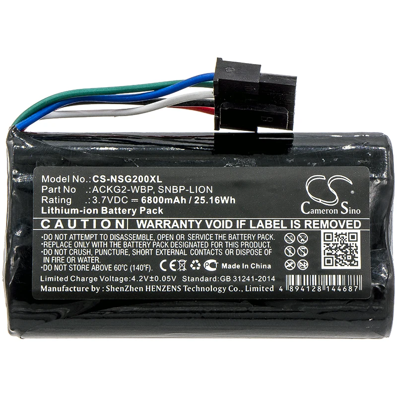 

Li-ion Equipment, Survey, Test Battery for NetScout,3.7v,6800mAh,Aircheck G2,AirCheck G2 WLAN Tester,LinkRunner G2,ACKG2-WBP