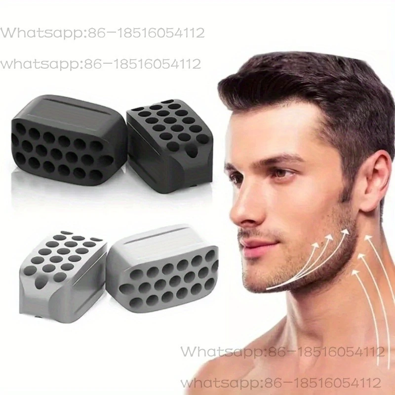 5PCS  Masseter Ball Facial Muscle Trainer - Silicone jaw trainer for strengthening the masseter muscles and defining the jawline