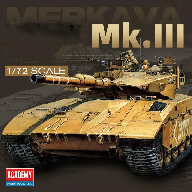 ACDEMY HOBBY 13429 1/72 Merkava Mk. III Aircraft Plastic Model Kit