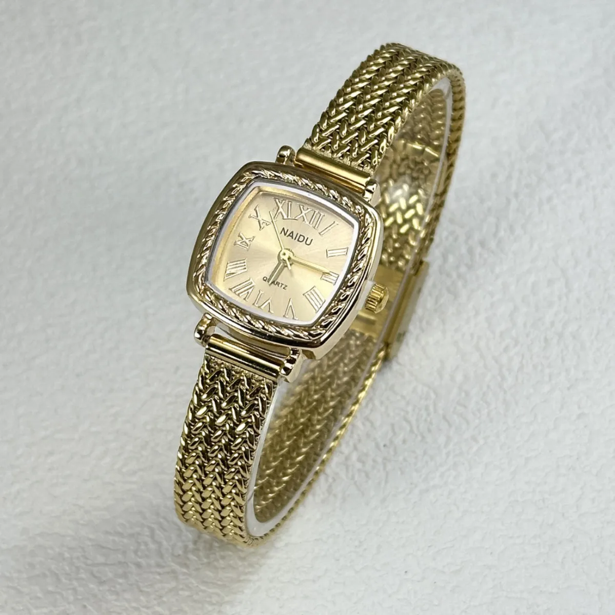 المرأة الشهيرة العلامة التجارية ساعة كوارتز فاخرة الفولاذ المقاوم للصدأ حزام ساعات المعصم Relojes Para Mujer دروبشيبينغ الهدايا Montre فام #6