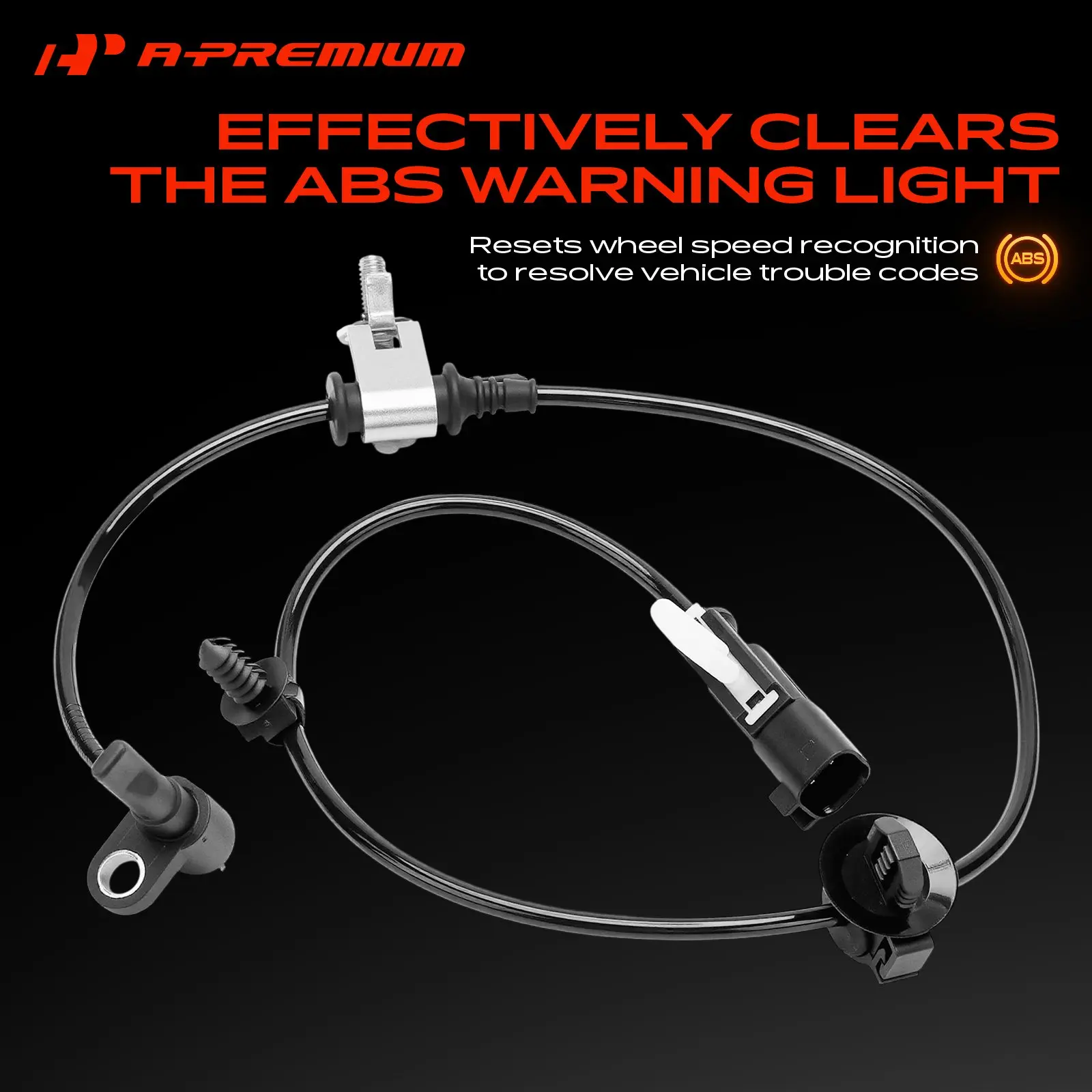 A-Premium Front Driver Side ABS Wheel Speed Sensor for Chevrolet Colorado 2015-2022 GMC Canyon 2015-2022 3