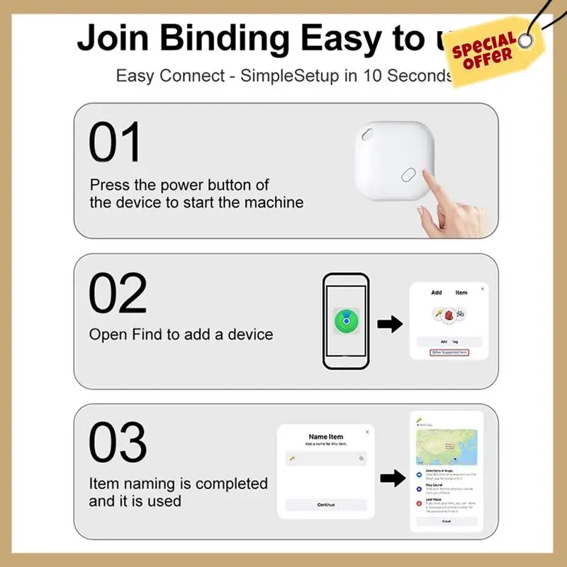 Stable Performance-Mini Pets Tracker With Find My For Smart Locator Cat Anti Lost GPS Track Finder Dog Bluetooth Tag Child Bag W