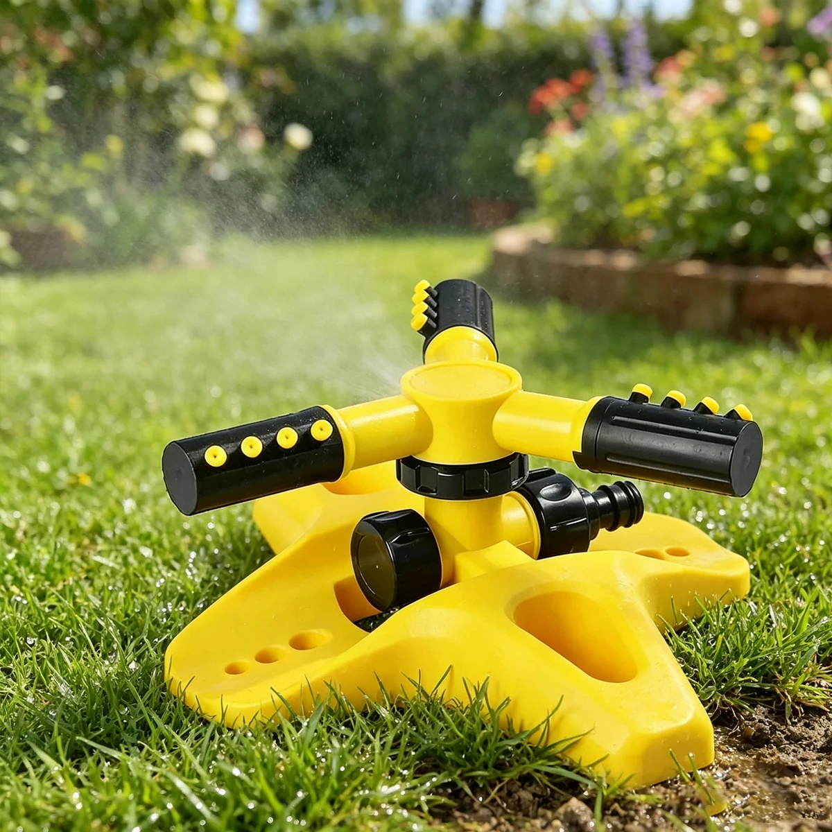 Sprinklerdüse 360 Grad Automatisch Rotierender Wassersprüher Garten Rasen Automatischer Sprinkler Gartenbewässerung Bewässerungszubehör
