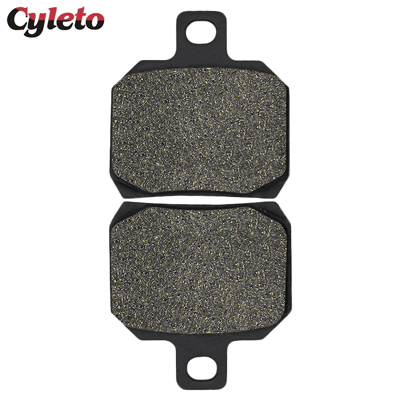 Cyleto Motorcycle Rear Brake Pads for CF Moto CF 125 T-22 10-11 Glory 150 T-6A 2010 2011 250 T-6A Jetmax Scooter 201 2013 2014