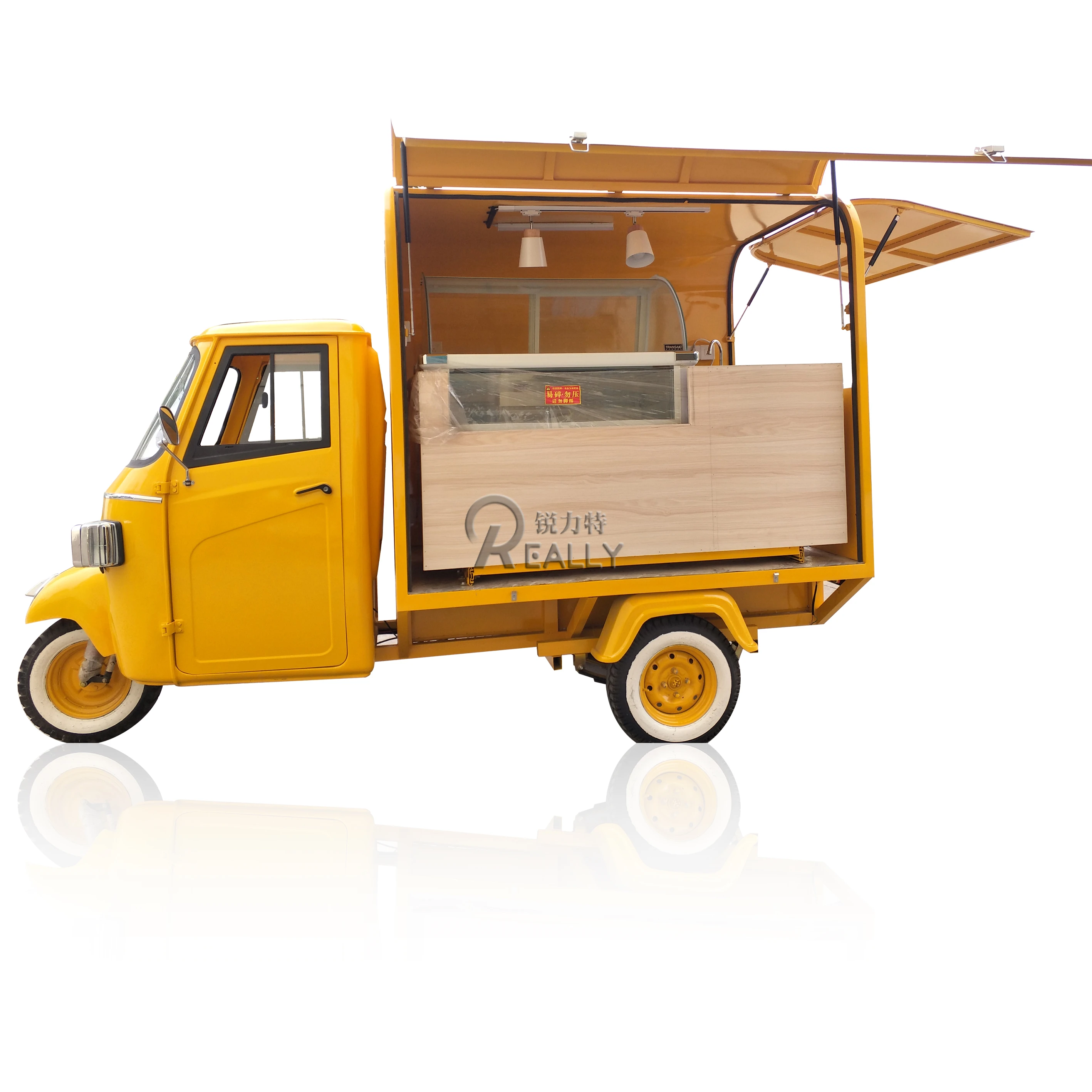 Dining Car Food Trailer For Europe Vendors Hot Dog Food Cart Mobile Food Truck For Sale