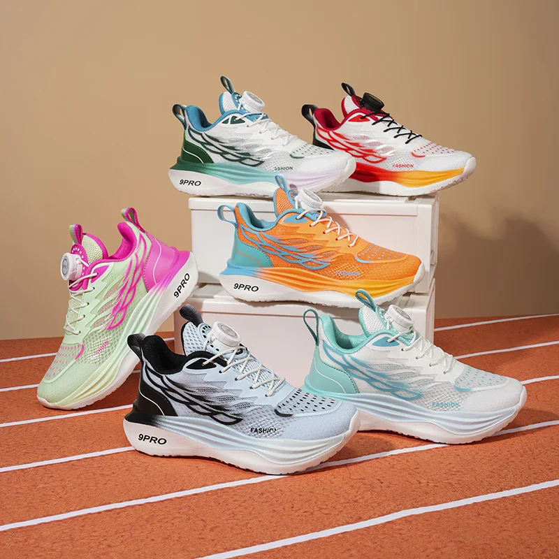 Trendy Colorful Children's Running Sneakers Size 31-40 Comfy Soft Platform Sneakers Kids Non-slip Outdoor Summer Sneakers Child