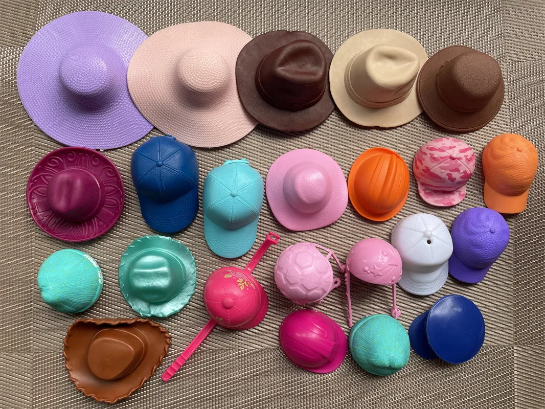 1/6 Doll Hat Prince Princess Baseball Cap Cowboy Hat Different Styles Fashion Multi-color Accessories For 1/6 PP/FR BABI Doll