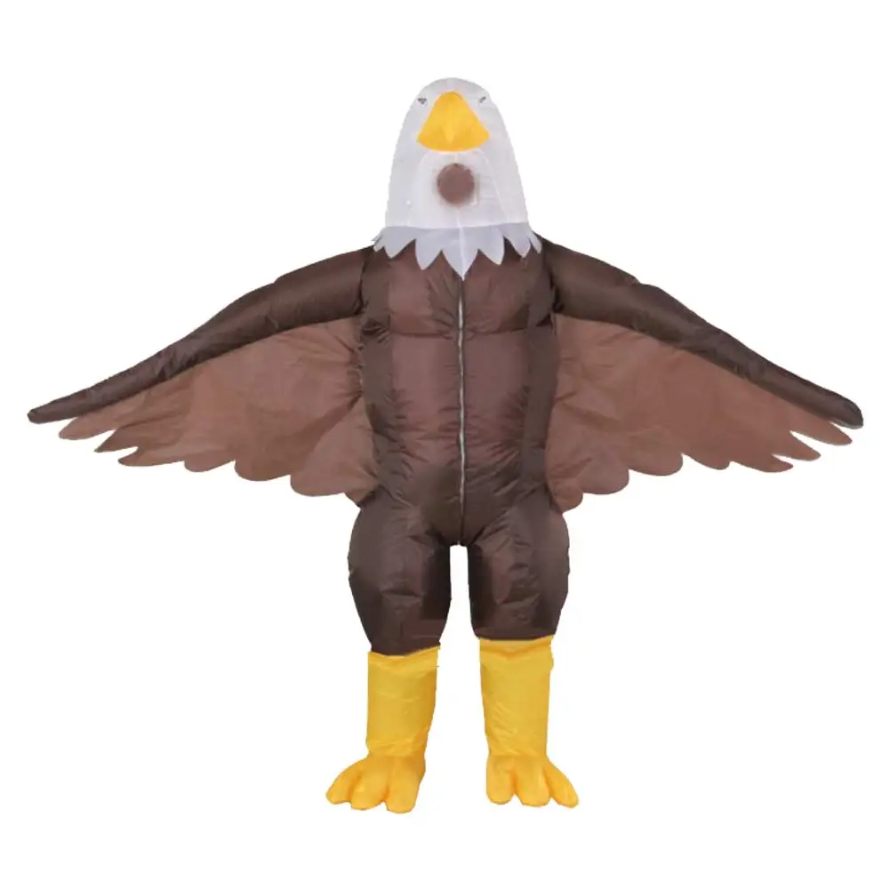 Fantasia Eagle Cosplay Inflatable Air Blow Up Costume Men Women Cartoon Animal Disguise Outfits Halloween Carnival Party Suit