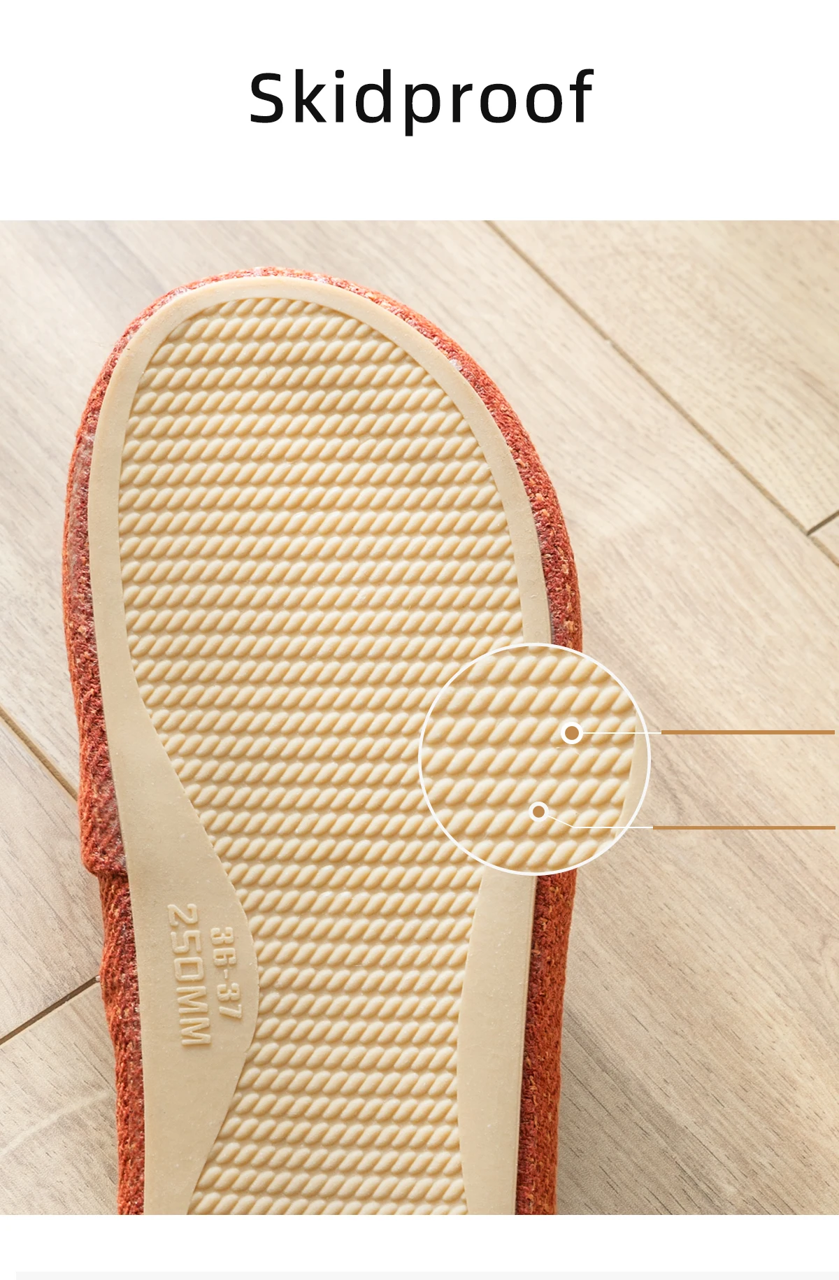TZLDN Sommer Damen Hausschuhe Leinen Sommer Leichte Flache Sandalen Atmungsaktive Bequeme Rutschfeste Rutschen Indoor Herren Slipper – Detail 8