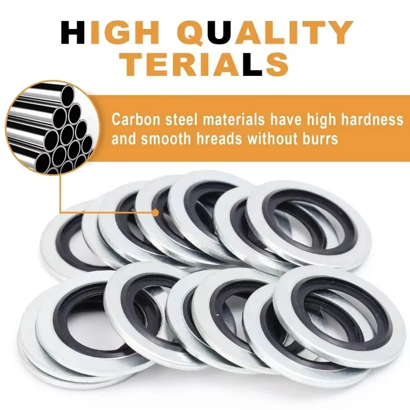 M16 Aluminium Alloy Rubber Gasket Car Oil Sump Drain Plug Sealing Gaskets Rings Washer for Renault Clio Duster Espace Fluence