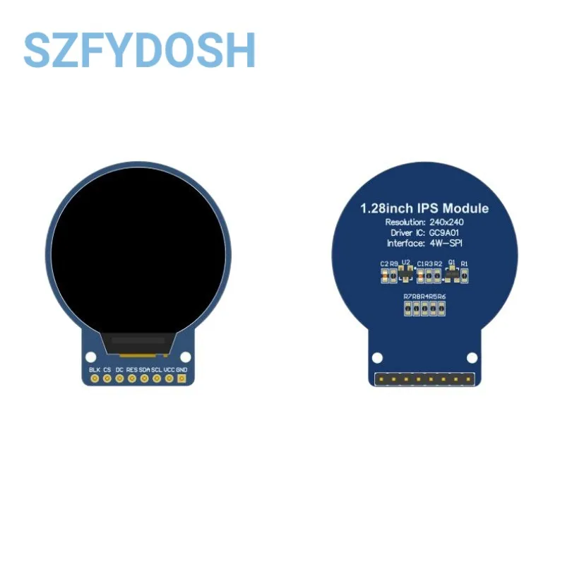 TFT Display 1.28 Inch TFT LCD Display Module Round RGB 240*240 GC9A01 Driver 4 Wire SPI Interface 240x240 PCB For Arduino