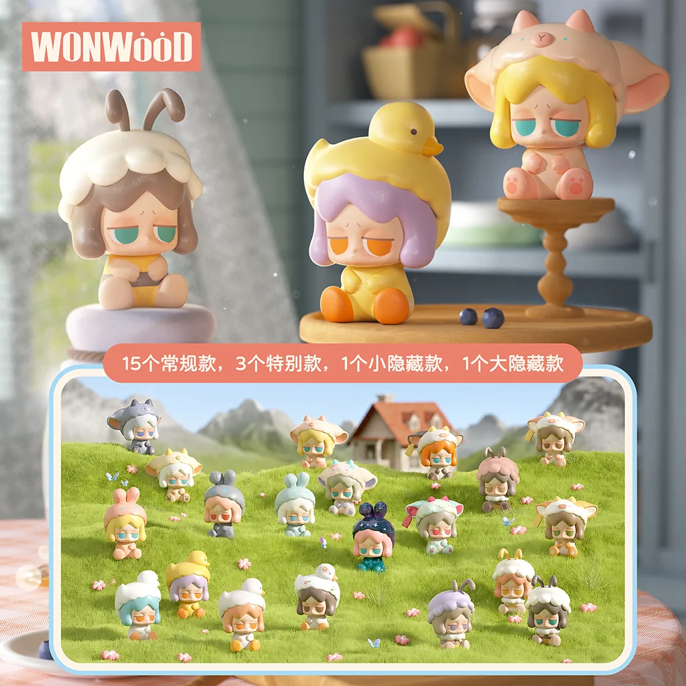 

NIDOO's Farm Mini Blind Box Cute Doll Model Desktop Figure Ornament Funny Car Interior Decoration Accessory Mystery Bag Toy Gift
