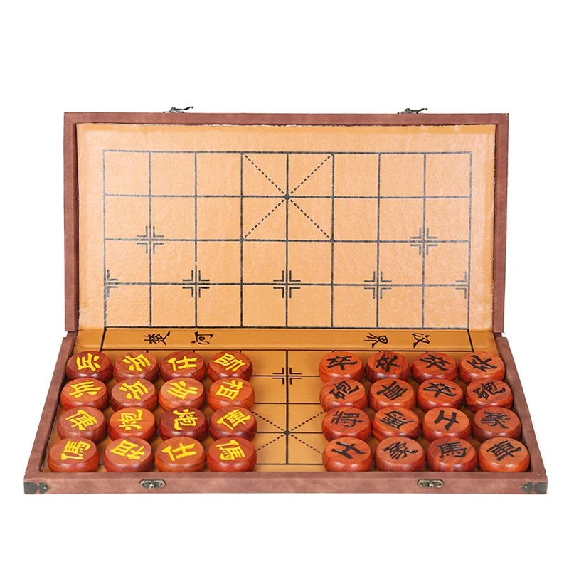 

Luxury Professional Chess Board Game Set Family Table Games Party Chinese Thematic Chess Wood Jogos Tabuleiro Entertainment