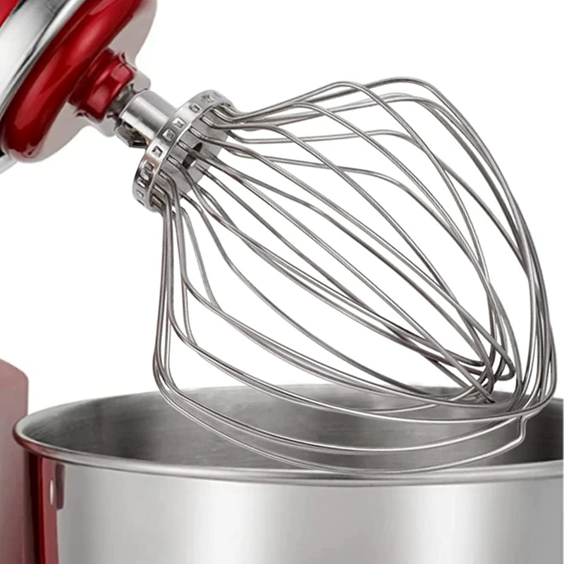 11-Draht-Peitschenaufsatz für Kitchen aid Stand mixer, Kitchen aid Schneebesen aufsatz für 7-Liter-Kippkopf-Standmixer