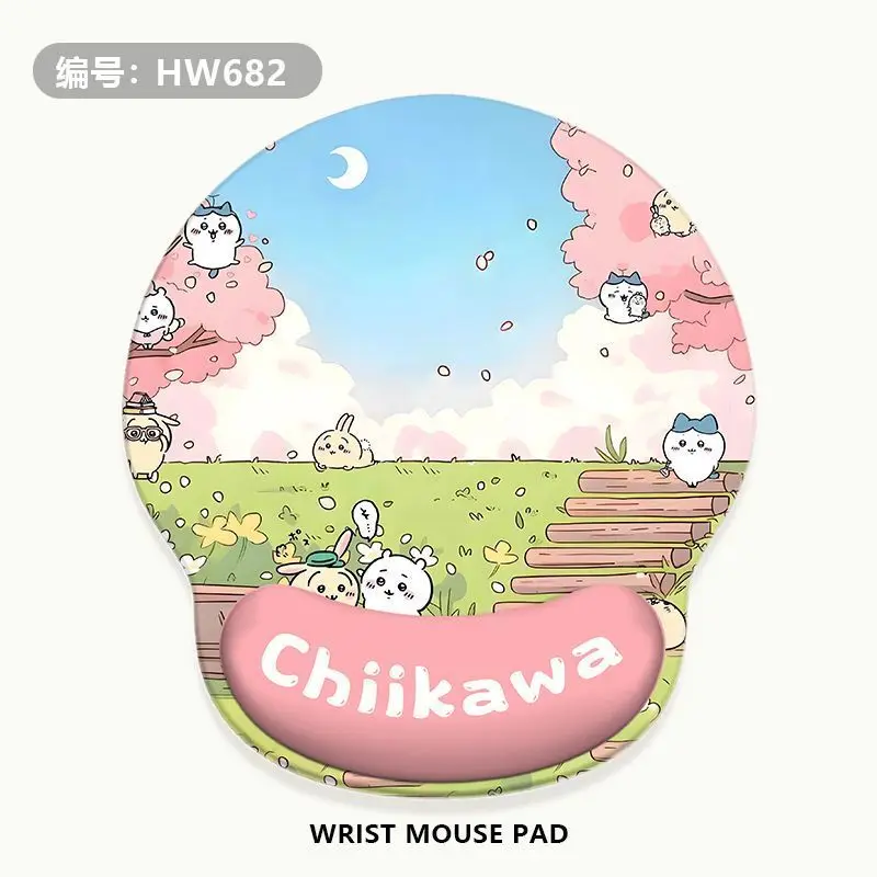 Chiikawa Usachi wrist mouse pad Chiikawa office computer keyboard wrist rest set view 2