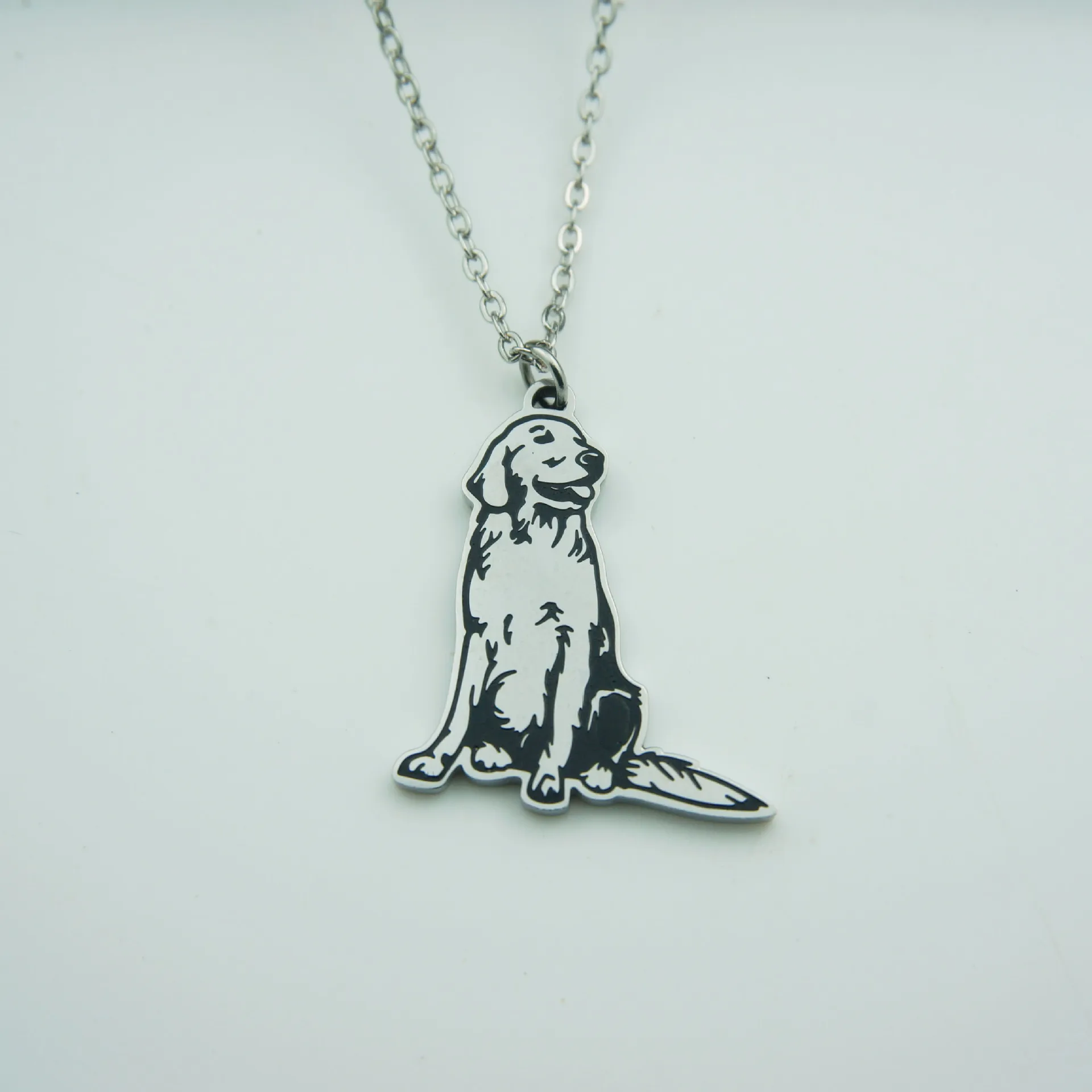 Newly Arrived Jewelry Printed Small Dog Necklace UNISEX Pet Enthusiasts Wear Eye-catching Jewelry Necklaces in Their Daily Lives