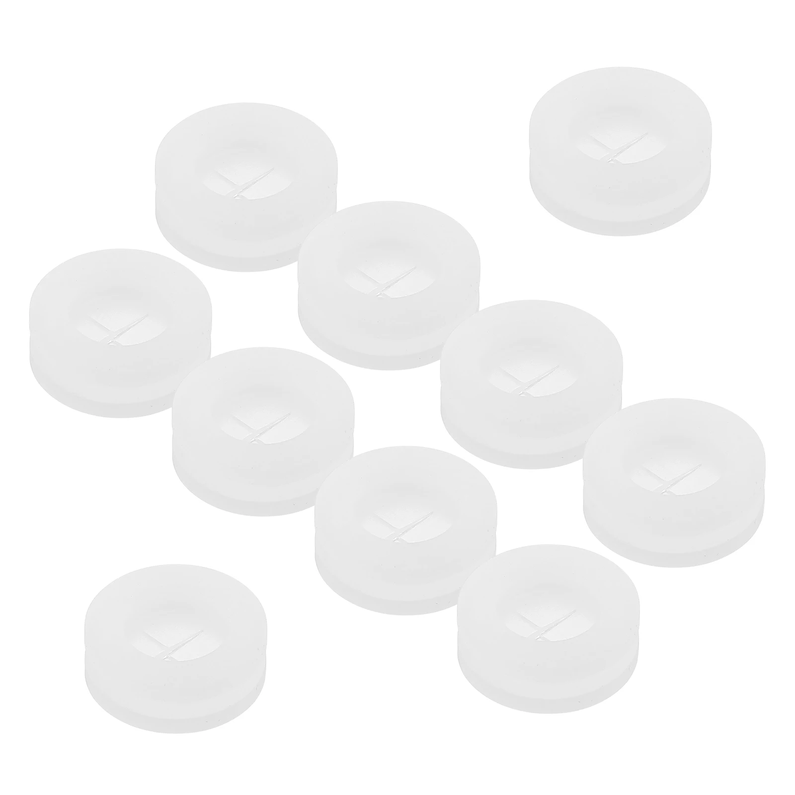 

10pcs Straw Hole Grommets for Mason Jar Lids Dustproof Reusable Silicone Straw Plugs Cover Holes Fixing Kitchen Bar Accessories