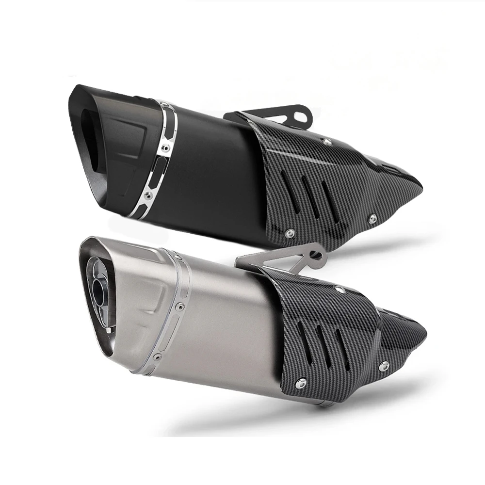 Universal escapes mofles exosto motorcycle muffler exhaust for KTM RC 125 250 390 for YAMAHA R6 R3 Ninja Z 400 250 Z900 ZX6R