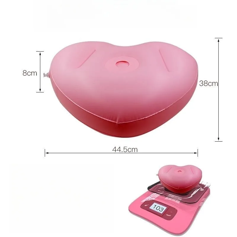 2023 New Heart-shaped Inflatable Cushion Gun Rack Masturbator Can Be Equipped with Dildo Male and Female Dual-use Adult Sex Toys