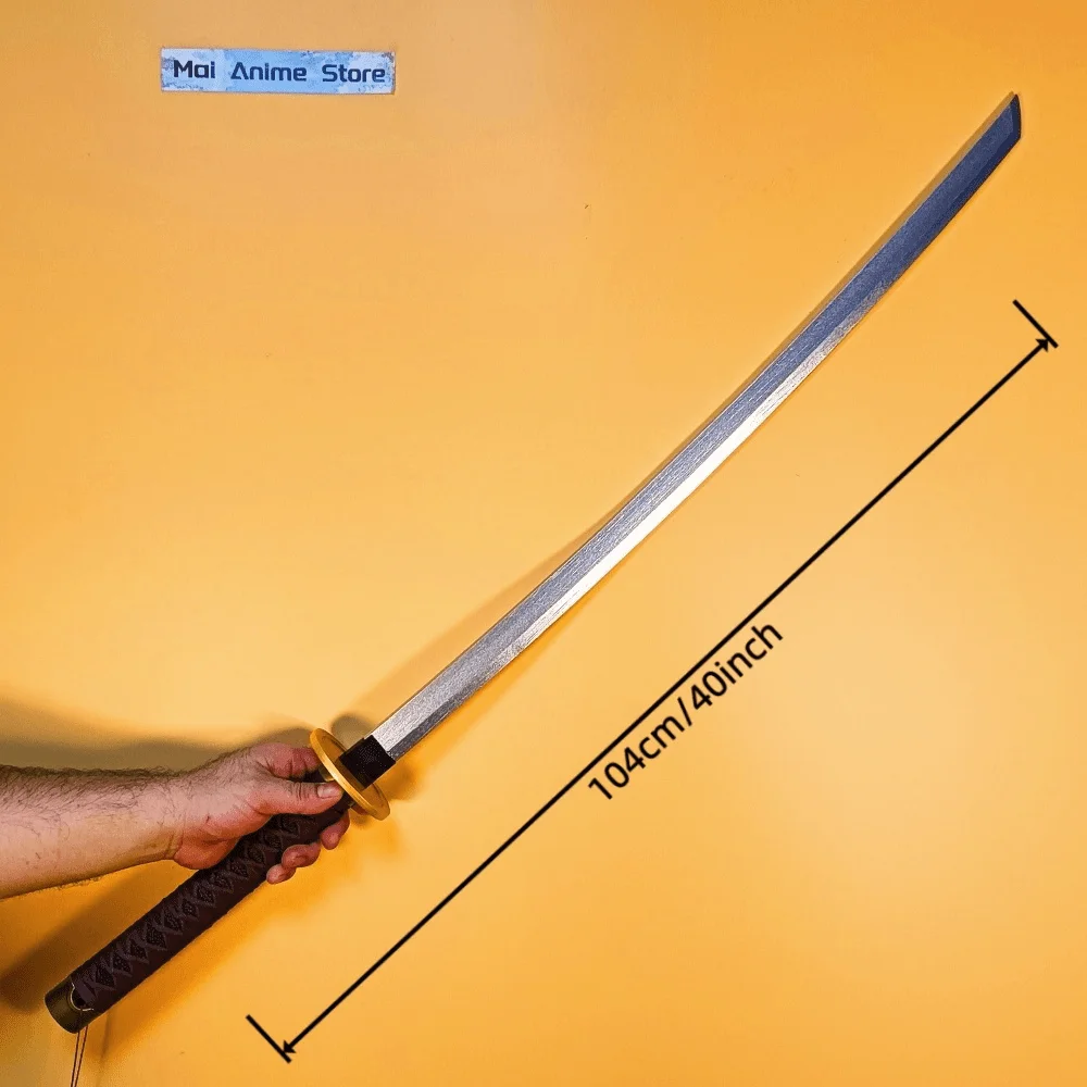 40인치 리무루 템페스트 카타나 애니메이션 '리인카리네이티드 슬라임' 코스프레 소품 닌자 칼 검 진짜 일본 카타나 세이버 무딘 장난감 선물