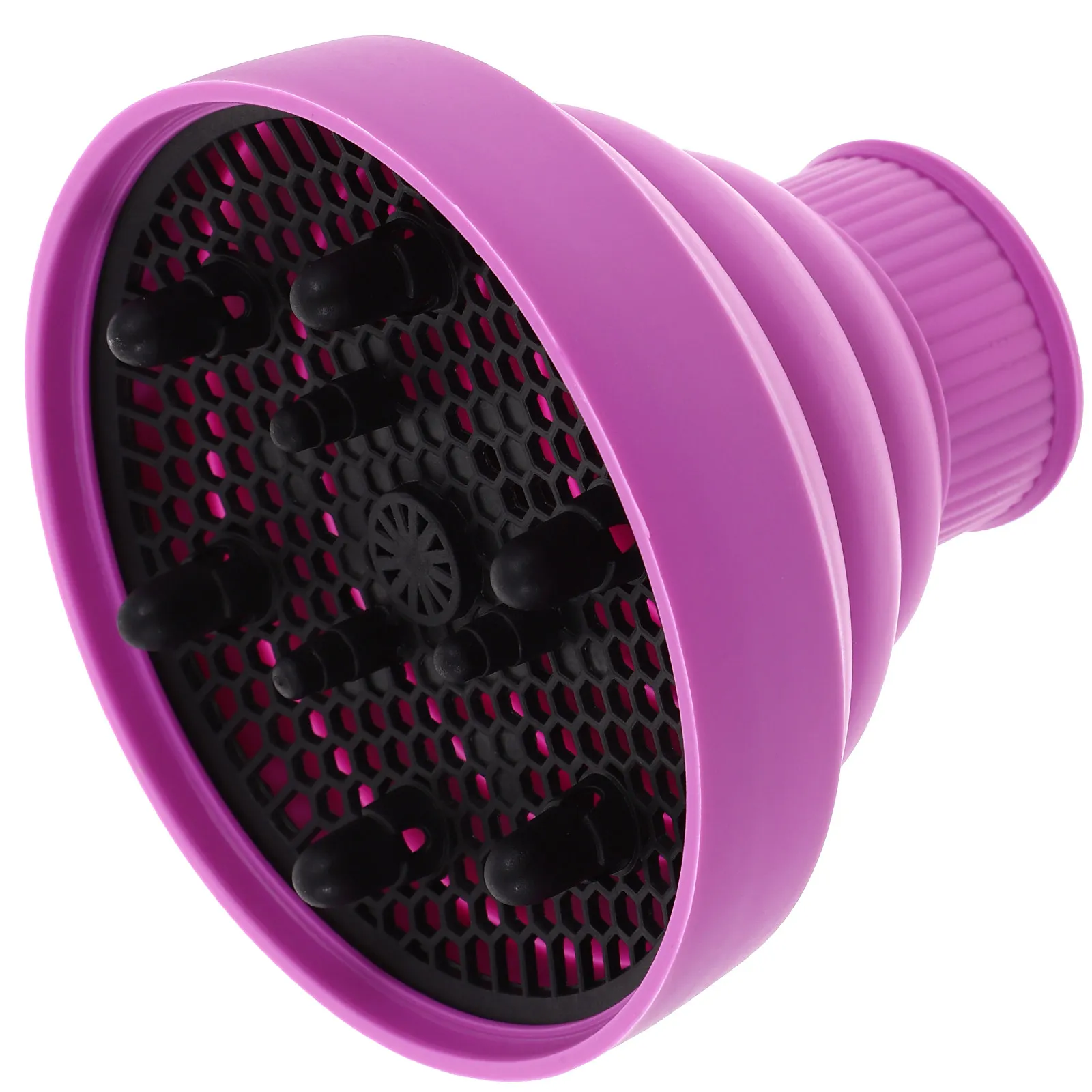 Silicone Hair Dryer Diffuser Retractable Folding Design for Home Salon Use High Temp Resistant Easy Clean Lightweight Elastic