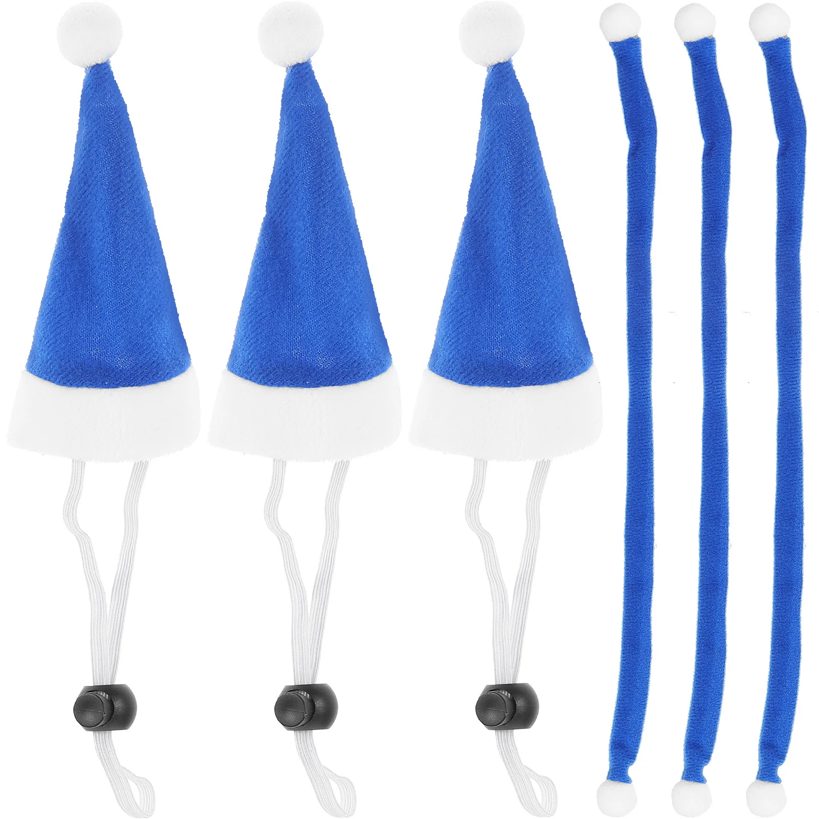 

6Pcs Christmas Pet Hat Scarf Set Xmas Dog Cat Costume Party Supplies Decorative Accessories Xmas Pet Hat and Scarf