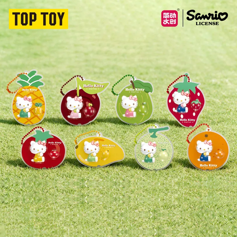 Toptoy Hello Kitty Süße Früchte-Serie Anhänger, süßer Taschenanhänger, Sammlerstück, Schreibtischdeko